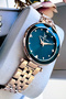 Women's Wristwatch 3 Atm Water Resistant Rose Gold Steel Band Gdkb2003C4