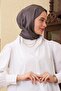 شال جانجان مزدوج الجوانب أنثراسايت - 7