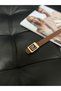 F Logo Gold Buckle Tan Women's Belt, Gold Women's Belt, Trouser Belt, Jacket Belt - 7