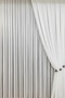 Striped Tulle Curtain 1/3 Dense Pleats, No Wrinkles, No Ironing Required - Extra Weight - 6