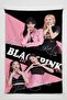 Black Pink Wall Hanging – Music Themed, High-Quality Fabric, Tapestry Wall Carpet - 2