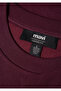 Crew Neck Claret Red Basic Sweatshirt 0S10276-70434 - 7