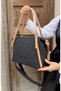 Women's Black Camel Two Straps Long Straps For Shoulder And Cross Use Model Tm4041 - 5