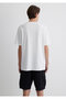 Peanuts Printed Ecru T-Shirt Loose Fit / Loose Relaxed Cut 0612659-70057 - 4