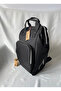 Black Mother Baby Care Bag |   Liquid Proof, Thermos, Multi-Compartment Backpack - 7