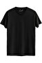 Pack of Cotton V-Neck Standard Cut Black Basic T-Shirts