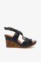 Xenia İnna Women's Genuine Leather Wedge Sandals - 2