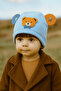 Baby Cute Bear Themed Cotton 0-12 Months Beanie