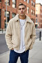 Lined Zippered Oversized Plush Coat