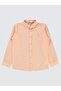 Striped Sailing Embroidered Shirt for 10-13 Years Old - Orange