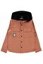Hooded 6-9 Years Old Shirt - Orange 9-10 Years Old
