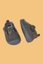 Togo Baby and Kids Gray Orthopedic Non-Slip Sole Casual Ballet Shoes - Comfortable and Flexible |   Plush Fabric - 4