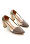 Katra Women's Evening Dress Stoned Heeled Shoes