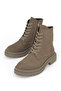 , Women's Genuine Leather Boots 153359Z3052 Mink - 8