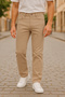 Men's Camel Lycra High Waist Regular Fit Loose Cut Premium Martin Denim Trousers Jean C336 - 5