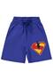 Superman Logo Capri for 2-5 Years - Blue - 2