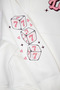 777 Lucky Printed Oversize Unisex White Hoodie - 4