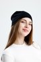 Silkworm Life %100 Pure Silk Lined Beret Hair-Friendly Handmade Natural Bursa Silk Stylish Women's Beret - Black - 6
