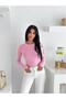 Women's Crew Neck Long Sleeve Fingerless Gloves Buzy Bady - 3