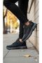 Men's Waterproof Orthopedic Outdoor Shoes - Black Orange - 4