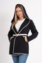 Details of the Sewing, Belt, Inner Wool, Pocket, Hood Hooded