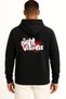 Hooded Night Visions Film Festival Unisex Sweatshirt with Chest and Back Design - 2