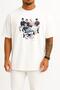 Oversize Bts Sticker N.O -Japanese Ver.- K-Pop, Group Chest Design Unisex T-Shirt