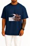 Oversize Chocolate Bar Milk Chocolate Syrup Sauce Chest Design Unisex T-Shirt