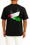 Oversize Peace Dove Palestine Pocket and Back Design Unisex T-Shirt - 2