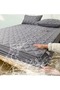 Waterproof Fitted Bedding Topper Set 180 x 200 cm - Dark Grey - 2