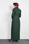 Shoulder Garned Throat Dress 40362 - 3