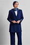 Stone Detail Pants Suit 30532 - 3