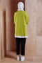 Lace-Up Detail Sweatshirt Tunic 44561 - 3