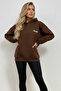 Printed Hooded Oversize Unisex Sweatshirt