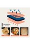 150pcs Disposable Air Fryer Liner, Water/oil proof for Baking, Roasting, and Air Frying, 20cm Square - 3