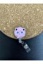 Yoyo Name Badge Holder with Pokemon Jigglypuff Figure
