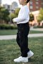 Boy's 100% Cotton Black Jean Trousers - 2