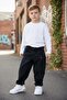 Boy's 100% Cotton Black Jean Trousers