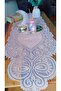 Living Room Set 5 Piece Lace Tablecloth Runner Set Velvet