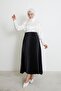 Women's Pleated Skirt Black - 3