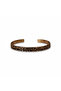 Tree Bark Patterned Copper Bracelet - 4