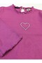 Girl's Ruffle Collar Glitter Heart Detailed Camisole Double Set - 3