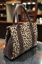 Women's Suede Handbag and Crossbody Bag. Shoulder Bag with Puppy. - 4