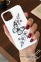 iPhone 13 - 14 Compatible Case Design Patterned Soft Velvet Cover