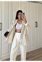 Striped Linen Jacket - 4
