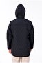 Hooded Transitional Coat - Large Size Cotton Plaid Pack of Quilted Coats - 8
