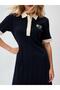 ORGANIC COTTON 1985 COLLECTION RIB POLO DRESS - 7