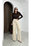Cream Women's Comfortable Fit Knitwear Pants Size 36/38 .25701