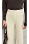 Cream Women's Comfortable Fit Knitwear Pants Size 36/38 .25701 - 2