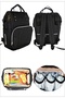 Mother Baby Care Backpack and Shoulder Bag Organizer with Thermal Bottle Compartment, Waterproof Fabric - 2